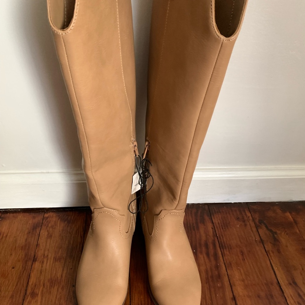 Universal Thread Tan Over the Knee Boots